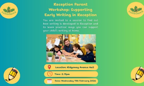 image showing Reception Parent Workshop