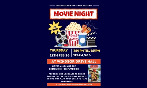 image showing Year 4,5, & 6 Movie Night