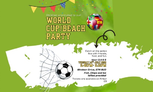 image showing World Cup/Beach party-Yr3,4 &5